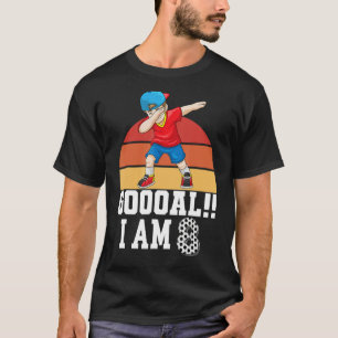 Geburtstagsparty zum Thema Fußball Geburtstag 8 Ja T-Shirt