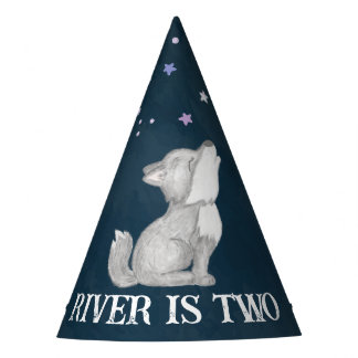 Geburtstagsparty zum Thema Little Wolf gedruckt Partyhütchen