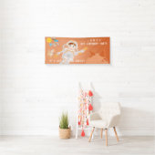 Geburtstagsparty zum Thema "Mars Astronautenjunge" Banner (Insitu)