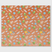 Geburtstagsparty zum Thema "Mars Astronautenjunge" Geschenkpapier (Flach)