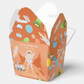 Geburtstagsparty zum Thema "Mars Astronautenjunge" Geschenkschachtel (Geöffnet)