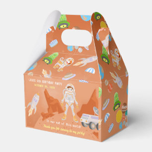 Geburtstagsparty zum Thema "Mars Astronautenjunge" Geschenkschachtel