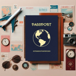 Geburtstagsparty zum Thema Retro Passport Einladung