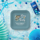 Geburtstagsparty zum Thema Vintages Angeln Pappteller (Party)