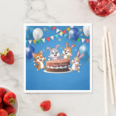 GeburtstagspartyPaper Napkin Serviette (Beispiel)