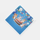 GeburtstagspartyPaper Napkin Serviette (Ecke)