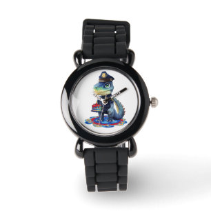 Geburtstagspatrouillen-Alligator Armbanduhr