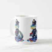Geburtstagspatrouillen-Alligator Kaffeetasse (Vorderseite Links)