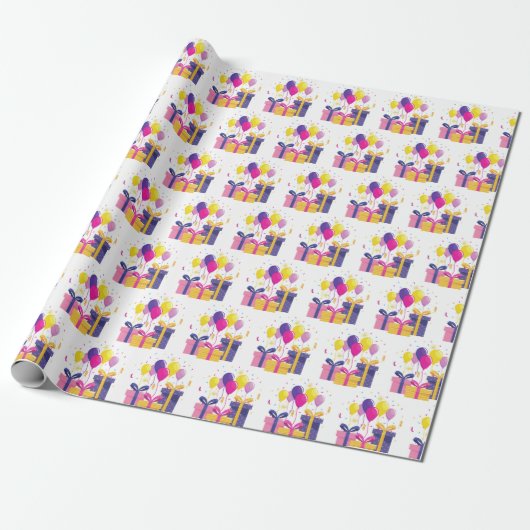 Geburtstagspenden Geschenkpapier (Ungerollt)