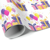 Geburtstagspenden Geschenkpapier (Rolleneckpunkt)
