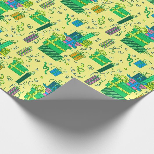 Geburtstagspenden Geschenkpapier (Ecke)