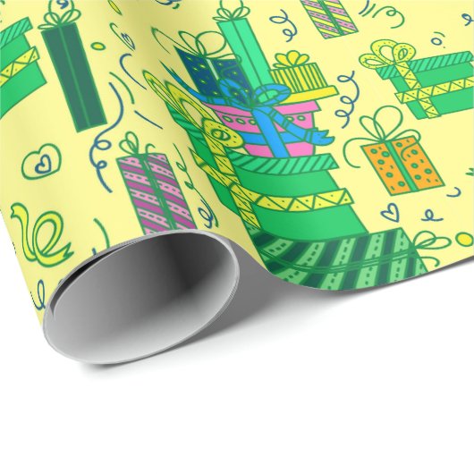 Geburtstagspenden Geschenkpapier (Rolleneckpunkt)