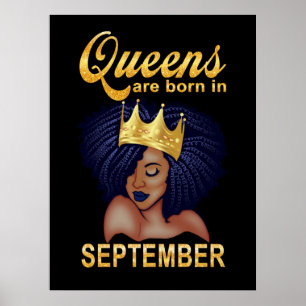 Geburtstagspenden   Königinnen sind im September G Poster