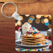 Geburtstagspfannkuchen Schlüsselanhänger (Vorderseite)