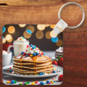 Geburtstagspfannkuchen Schlüsselanhänger (Rückseite)