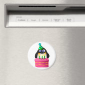 Geburtstagspinguin mit Kuchen Magnet (In Situ (Geschirrspüler))