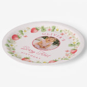 Geburtstagsplatte Berry Sweet  Pappteller (Schrägansicht)