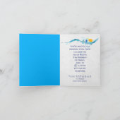 Geburtstagspool-Party mit gelben Enten Einladung (Innenseite)