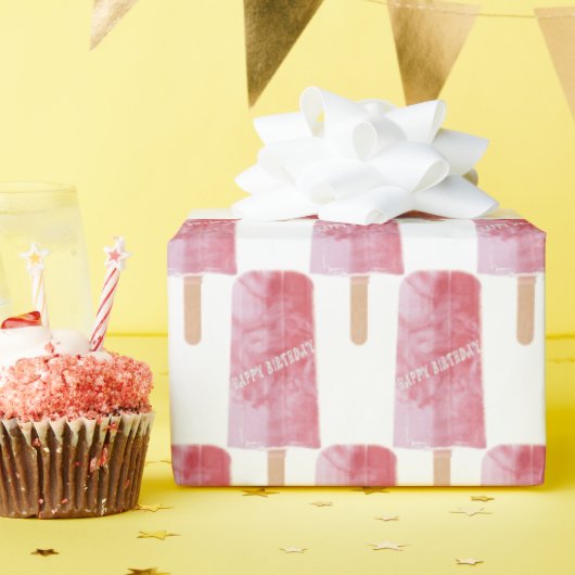 Geburtstagspopsie Geschenkpapier (Geburtstagsparty)