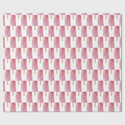 Geburtstagspopsie Geschenkpapier (Flach)