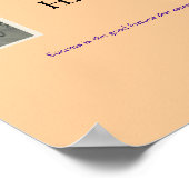 Geburtstagsposter Poster (Ecke)