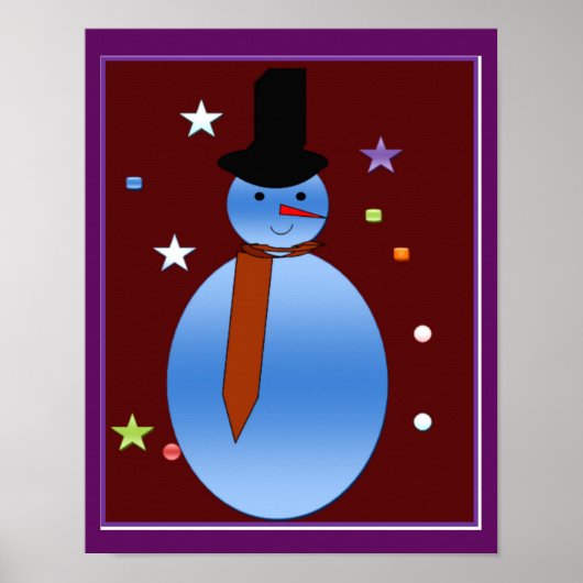 Geburtstagsposter Poster (Vorne)