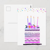 Geburtstagspostkarten Postkarte (Vorne/Hinten)