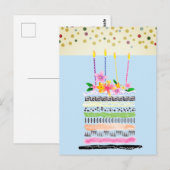 Geburtstagspostkarten Postkarte (Vorne/Hinten)