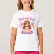 Geburtstagsprinzessin Party Ballon T-Shirt