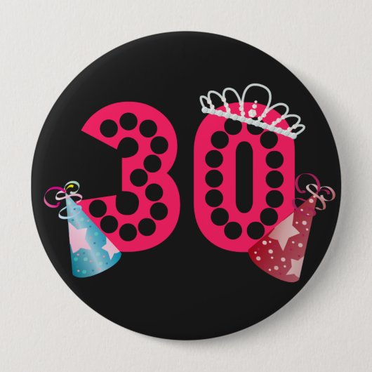 GeburtstagsPrinzessin Womens Birthday Button (Vorderseite)