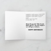 Geburtstagsprogramm Programm (Innenseite)