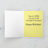 Geburtstagsreflexion Karte (Innenseite)