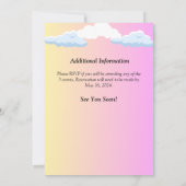 Geburtstagsreise Einladung (Rückseite)