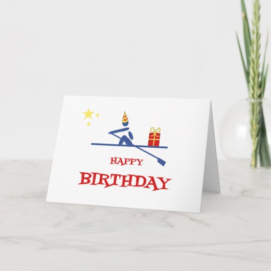 Geburtstagsröhre als Geschenk Karte (Vorderseite)