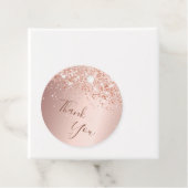 Geburtstagsrot Rose Gold Danke Geschenkanhänger (Beispiel)