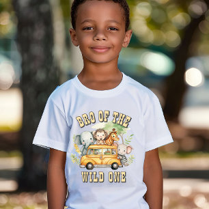 Geburtstagssafari-Tiere für den Bruder des Wilden T-Shirt