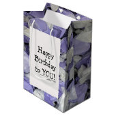 Geburtstagssalzwasser Taffe Mittel Geschenktasche Mittlere Geschenktüte (Vorderseite Schrägansicht)