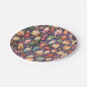 Geburtstagsschild Pappteller (Schrägansicht)