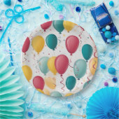 Geburtstagsschild Pappteller (Party)