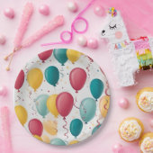 Geburtstagsschild Pappteller (Party)