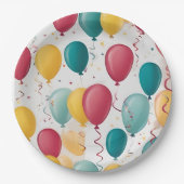 Geburtstagsschild Pappteller (Vorderseite)