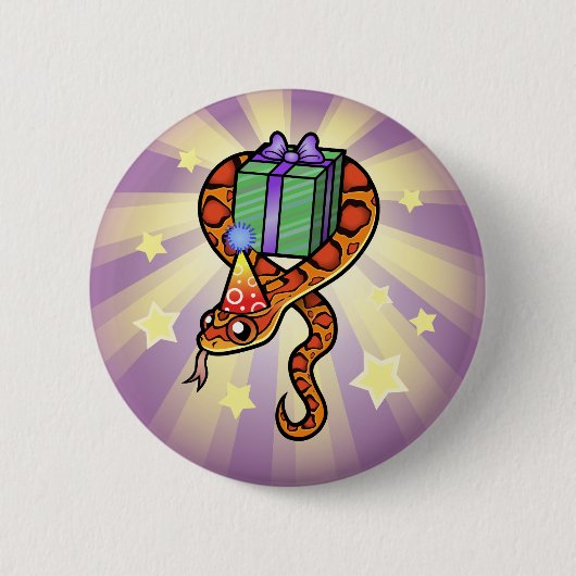 Geburtstagsschlange Button (Vorderseite)