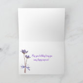 Geburtstagsschmetterling Karte (Innenseite)