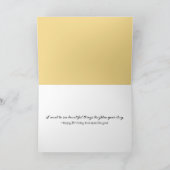 Geburtstagsschmetterling mit violetten Blumen Karte (Innenseite)