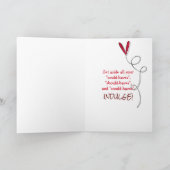 Geburtstagsschokoladentrüffeleiscremebecher Karte (Innenseite)