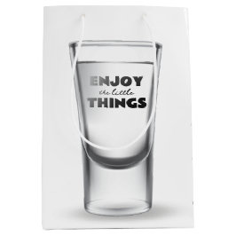 Geburtstagsschussglas mit Text Mittlere Geschenktüte