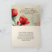 Geburtstagssegmente Bibelverse Gebet Christlich Karte (Innenseite)