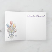 Geburtstagssegmente - Grußkarte Karte (Innenseite)