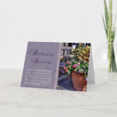 Geburtstagssegnung - Bibelverse Karte (Vorderseite)