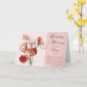 Geburtstagssegnung zu einer besonderen Mama Karte (Gelbe Blume)